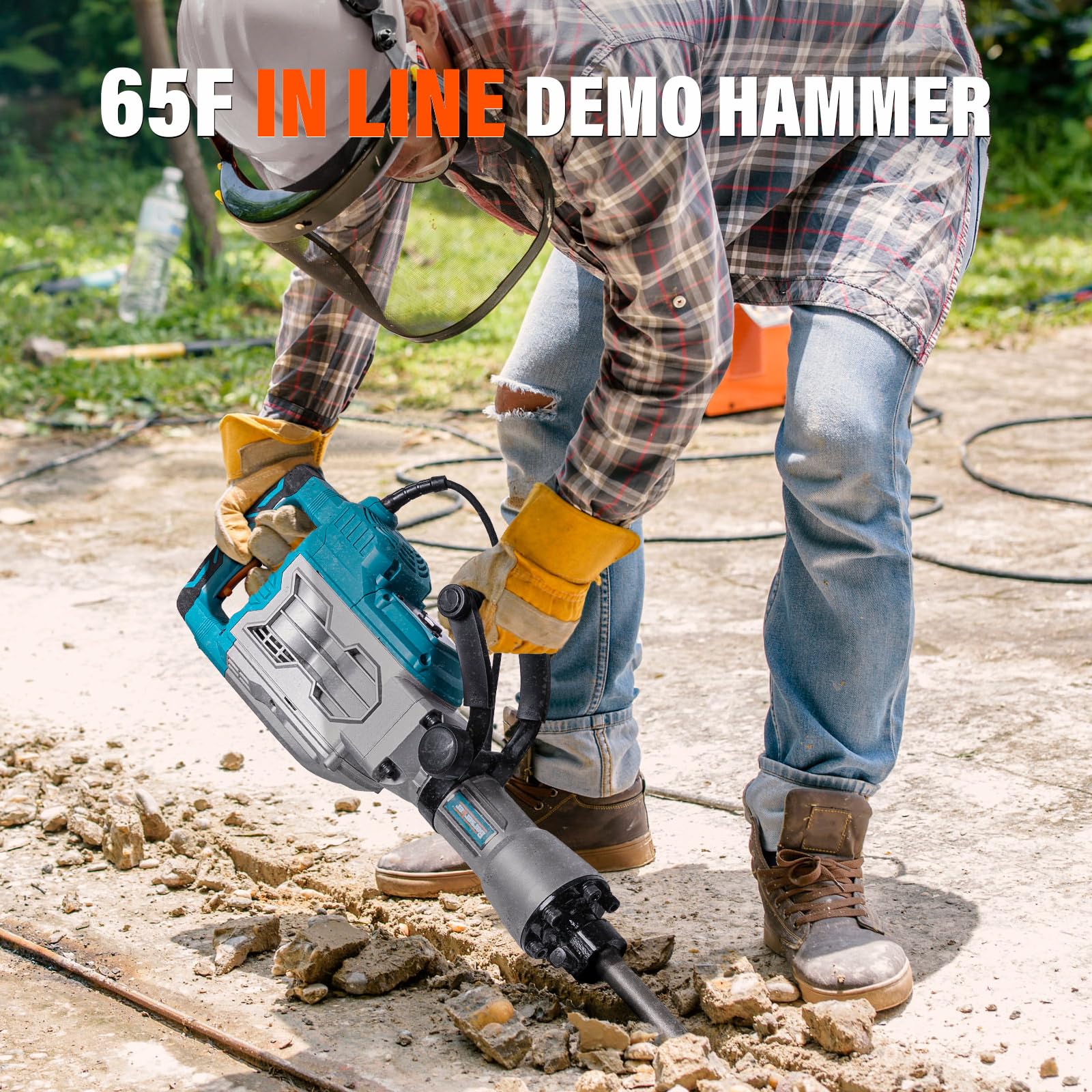 Berserker ergonomic 360-degree handle supports comfortable operation.