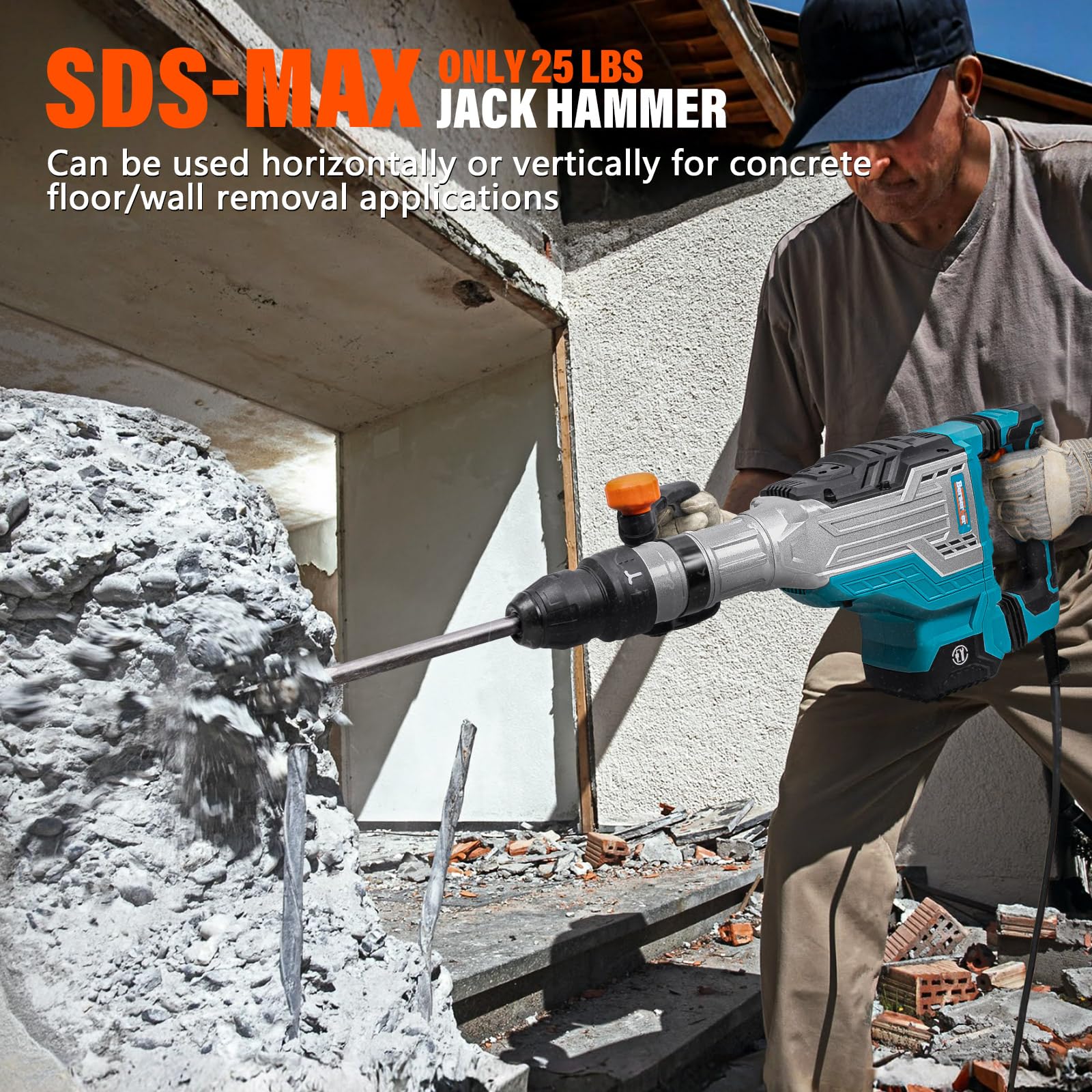 Berserker 360-degree rotating D-shaped handle for versatile grip