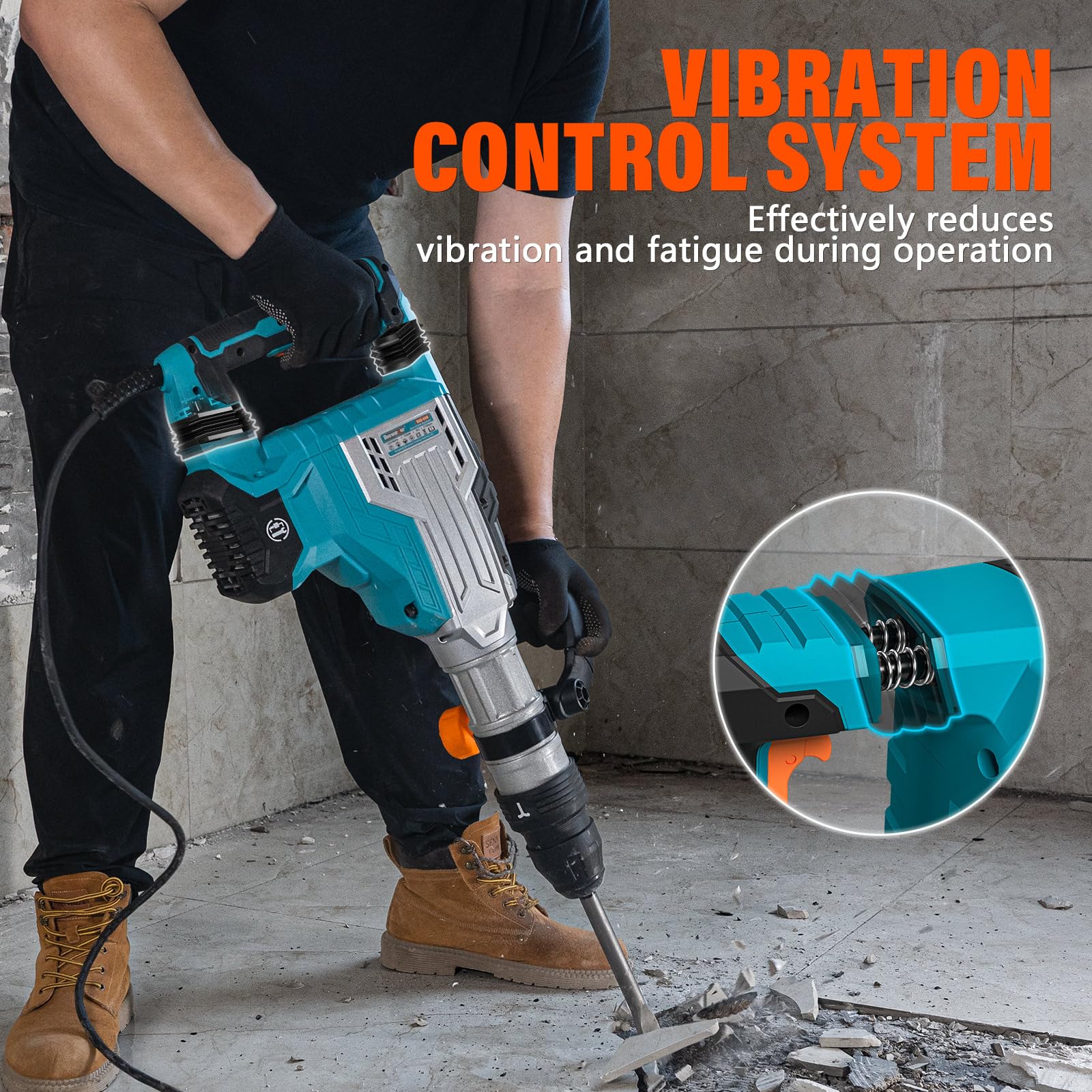 Berserker double anti-vibration design reduces user fatigue
