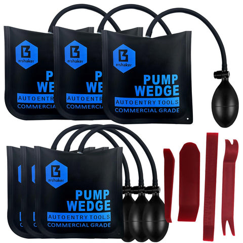 Bershaker Air Wedge Bag Pump kit ready for precise leveling and alignment