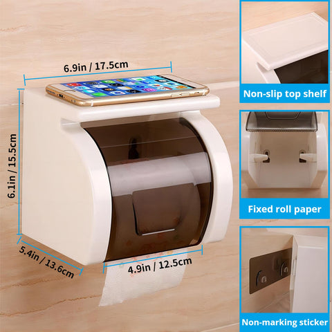 Beruyu shelf top holding phone and glasses within reach