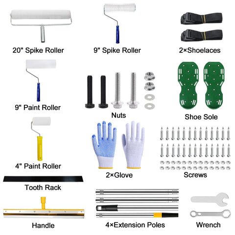 BERXOL extension pole assembly extends reach for precise epoxy work.