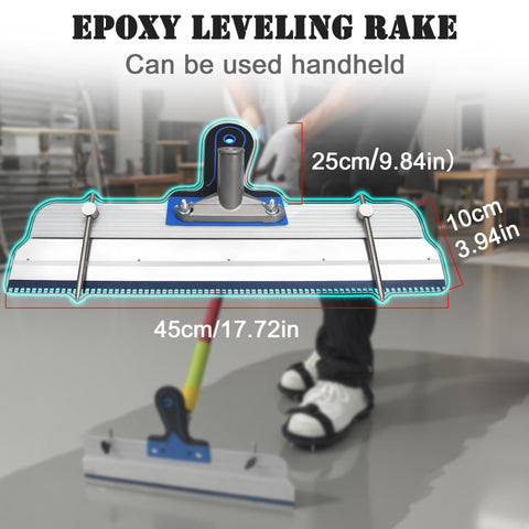 BERXOL self-leveling concrete application with essential tools