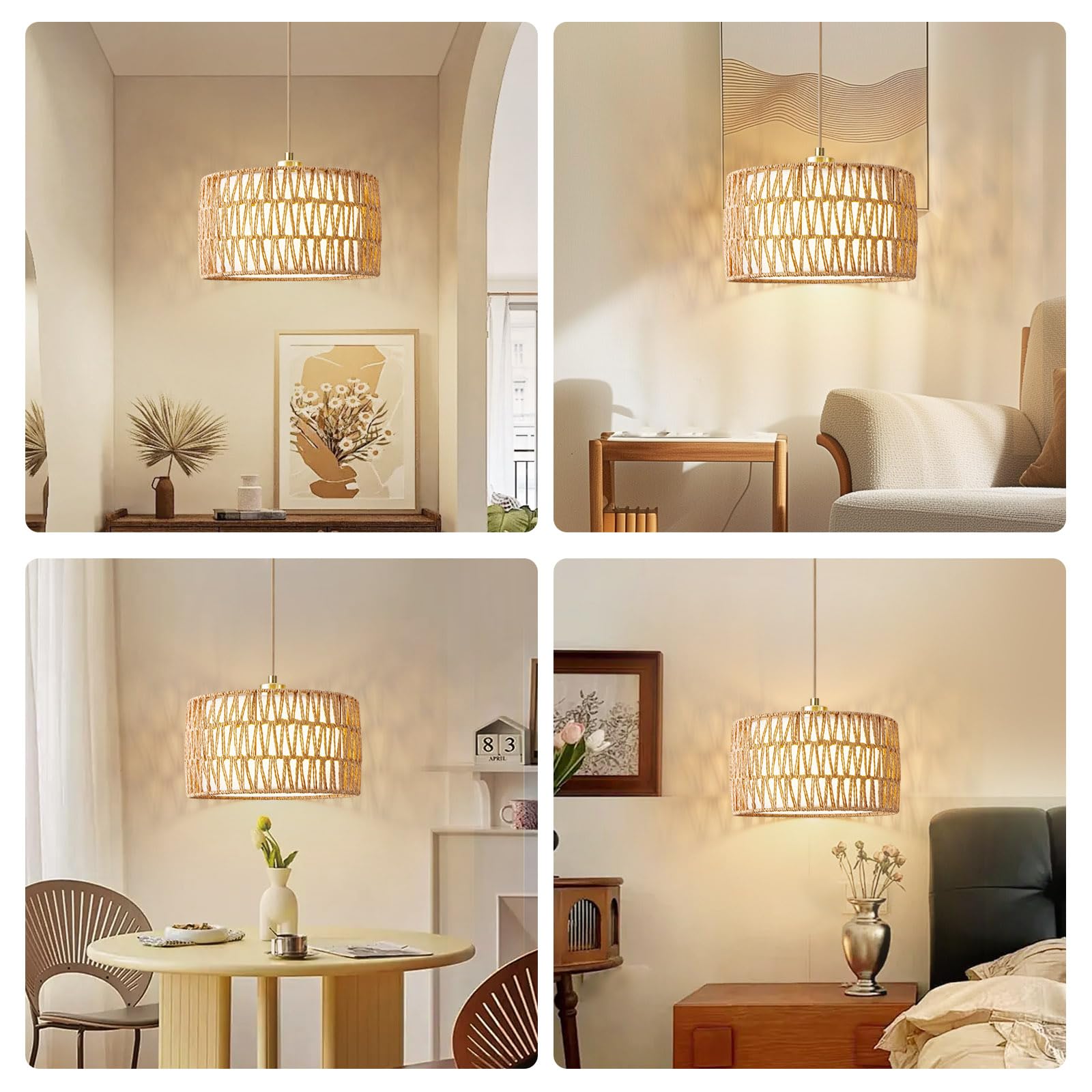 Beser·Win cozy lighting for bedroom, living room, and kitchen island