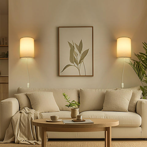 Beser·Win dining-room ambience created by two synchronized sconces