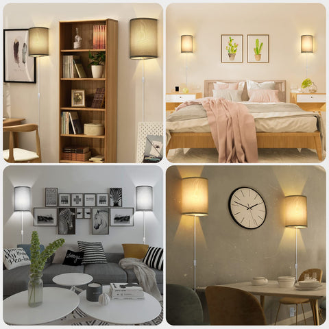 Beser‑Win bedroom wall light creates warm, inviting corners.