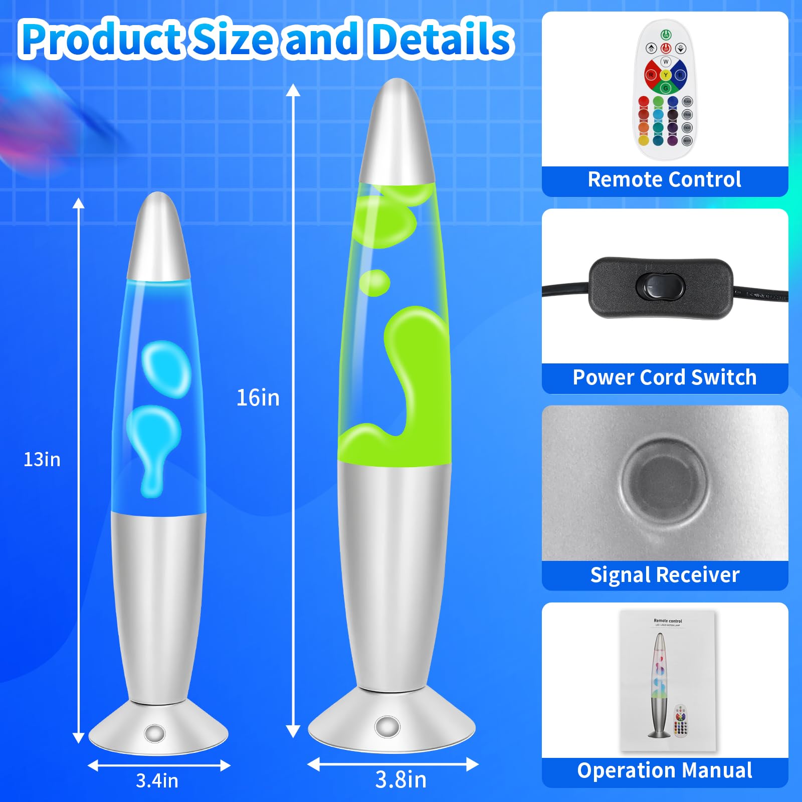 Besight 17-color RGB night light adds vibrant mood lighting to living spaces.