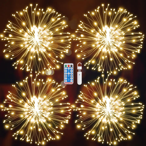 Besight firework lights hanging sphere for festive indoor decor.