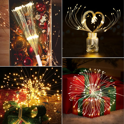 Besight firework lights remote control for easy lighting modes.