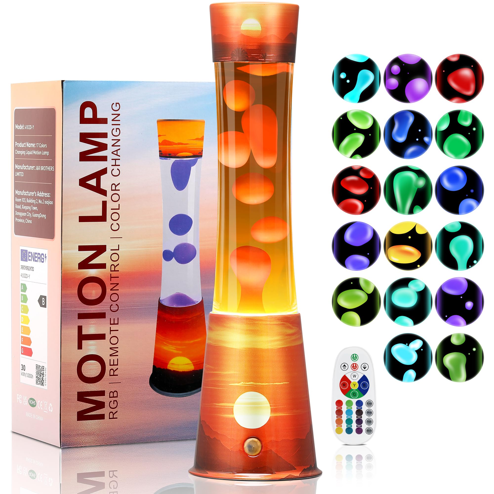 Besight liquid motion lamp wax flow showing calming movement as centerpiece