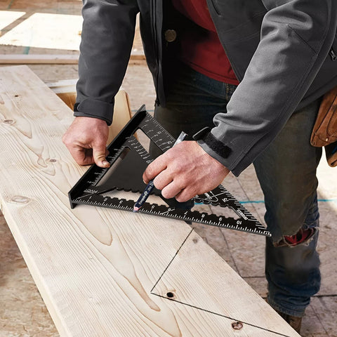 Beslands quick angle triangle ruler simplifies layout tasks for woodworkers