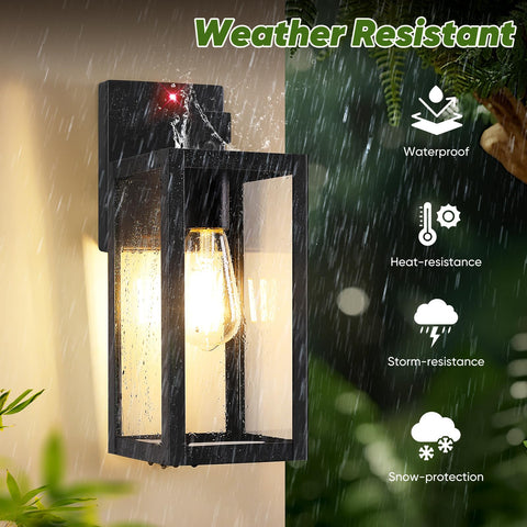 BesLowe rugged metal and glass build resists weather and rust.