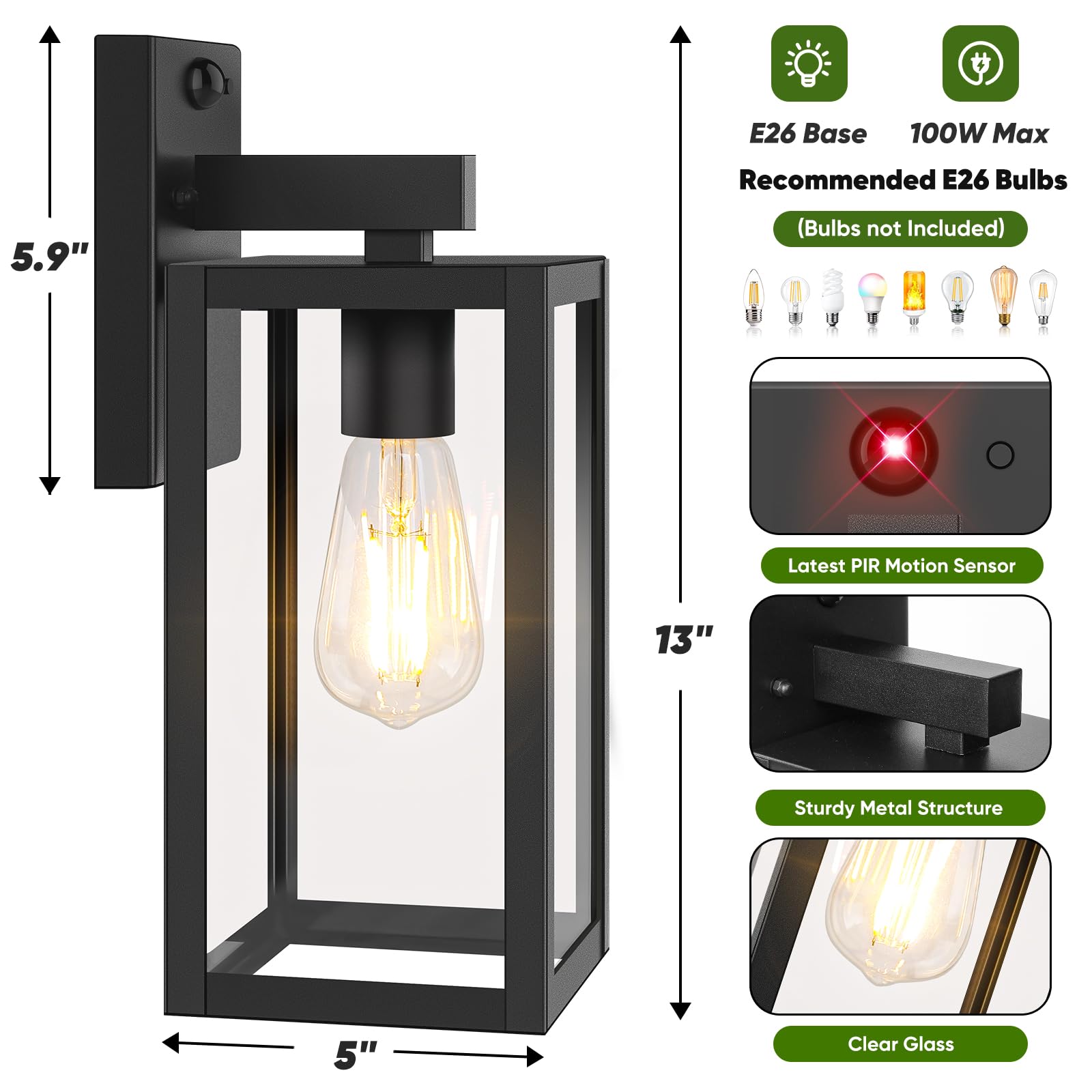 BesLowe two-pack display ready for coordinated exterior lighting.