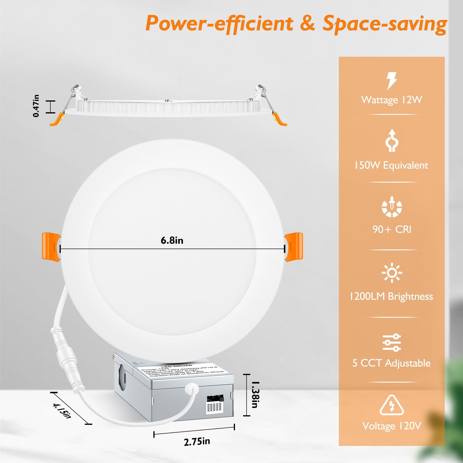 BesLowe 6-pack packaging image with complete kit and mounting accessories