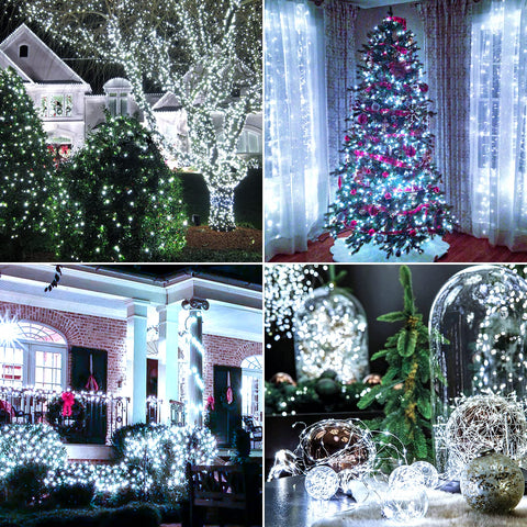 BesLowe 288ft string lights brighten poolsides and patios with durable LED beads.