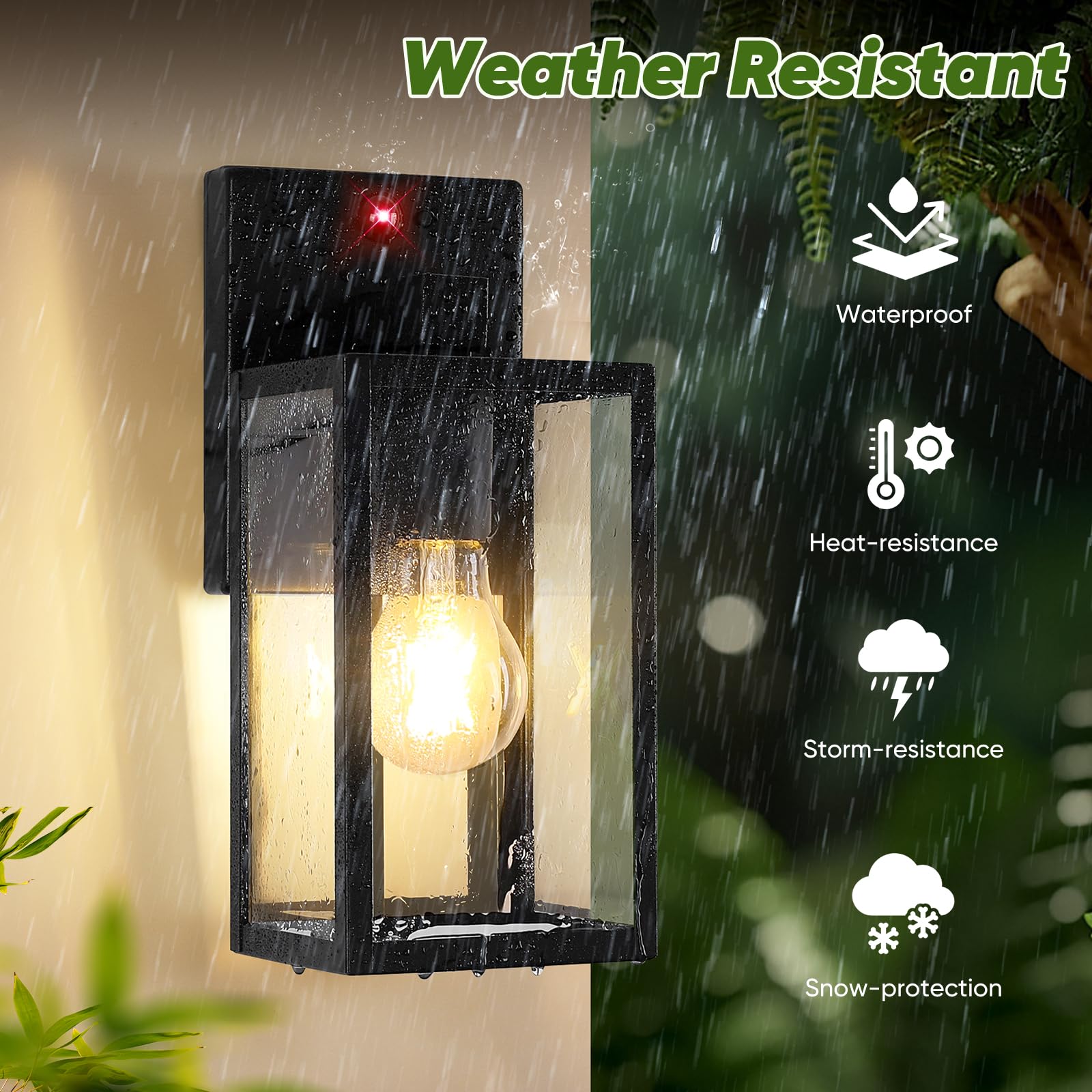 BesLowe dusk-to-dawn motion light saving energy while detecting activity