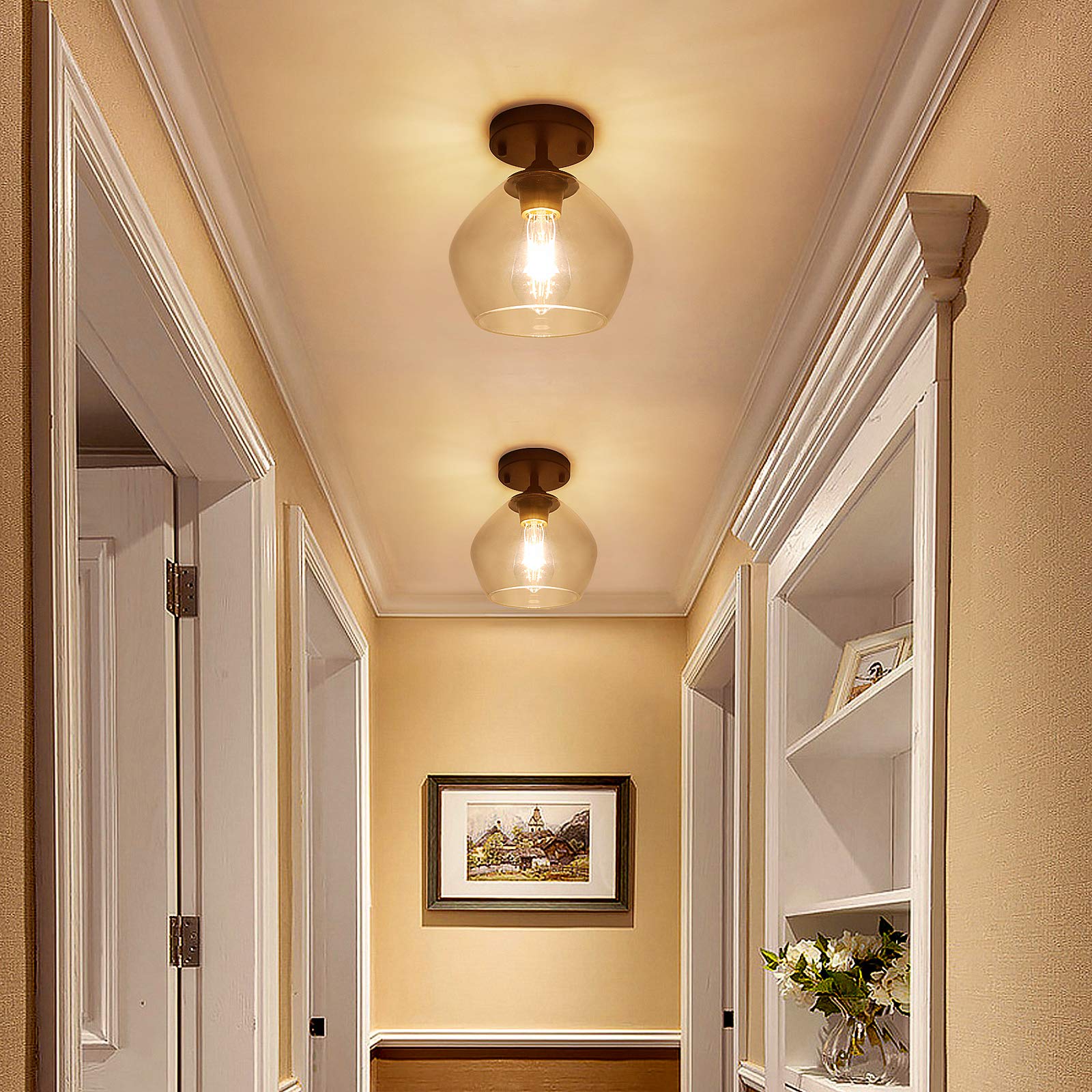 BesLowe warm glow enhances entryways and living areas.
