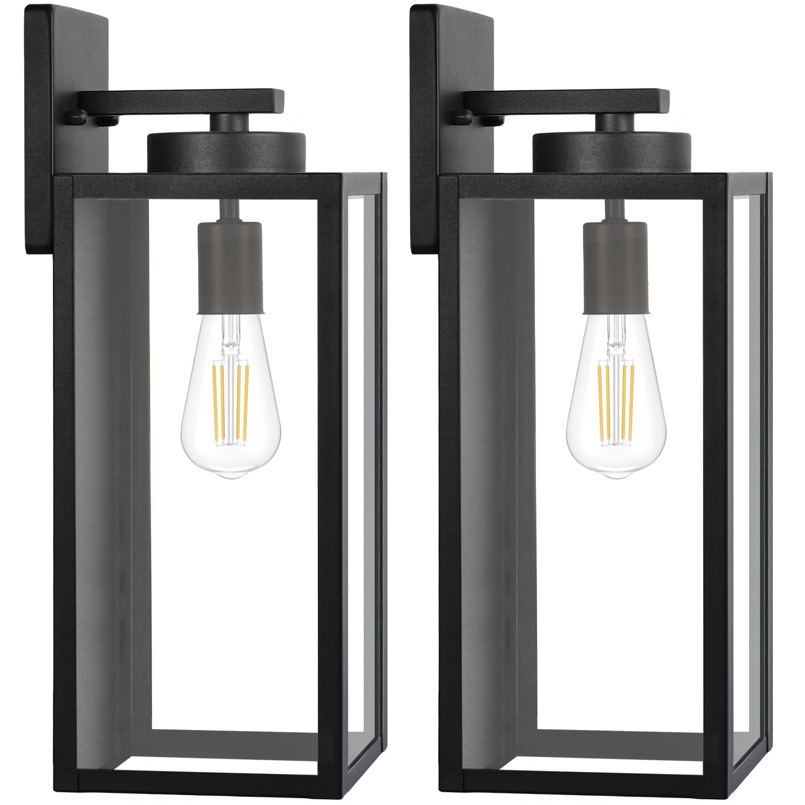 BesLowe easy-install wall light with bottom access for bulb changes