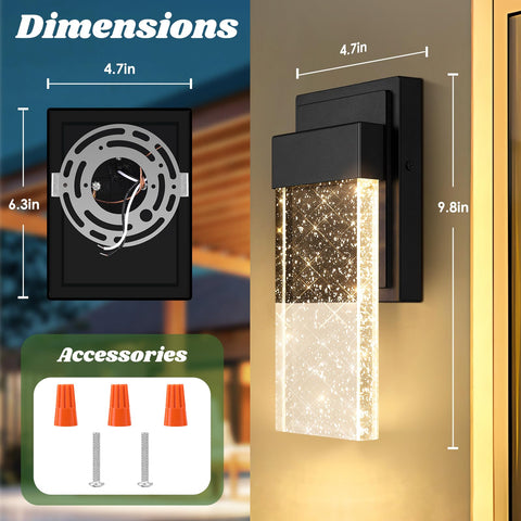 BesLowe easy-install wall lantern mounts on exterior walls
