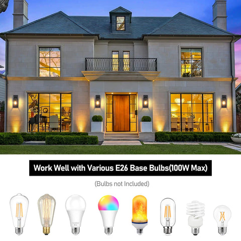 BesLowe garage and patio light withstands weather for durability.