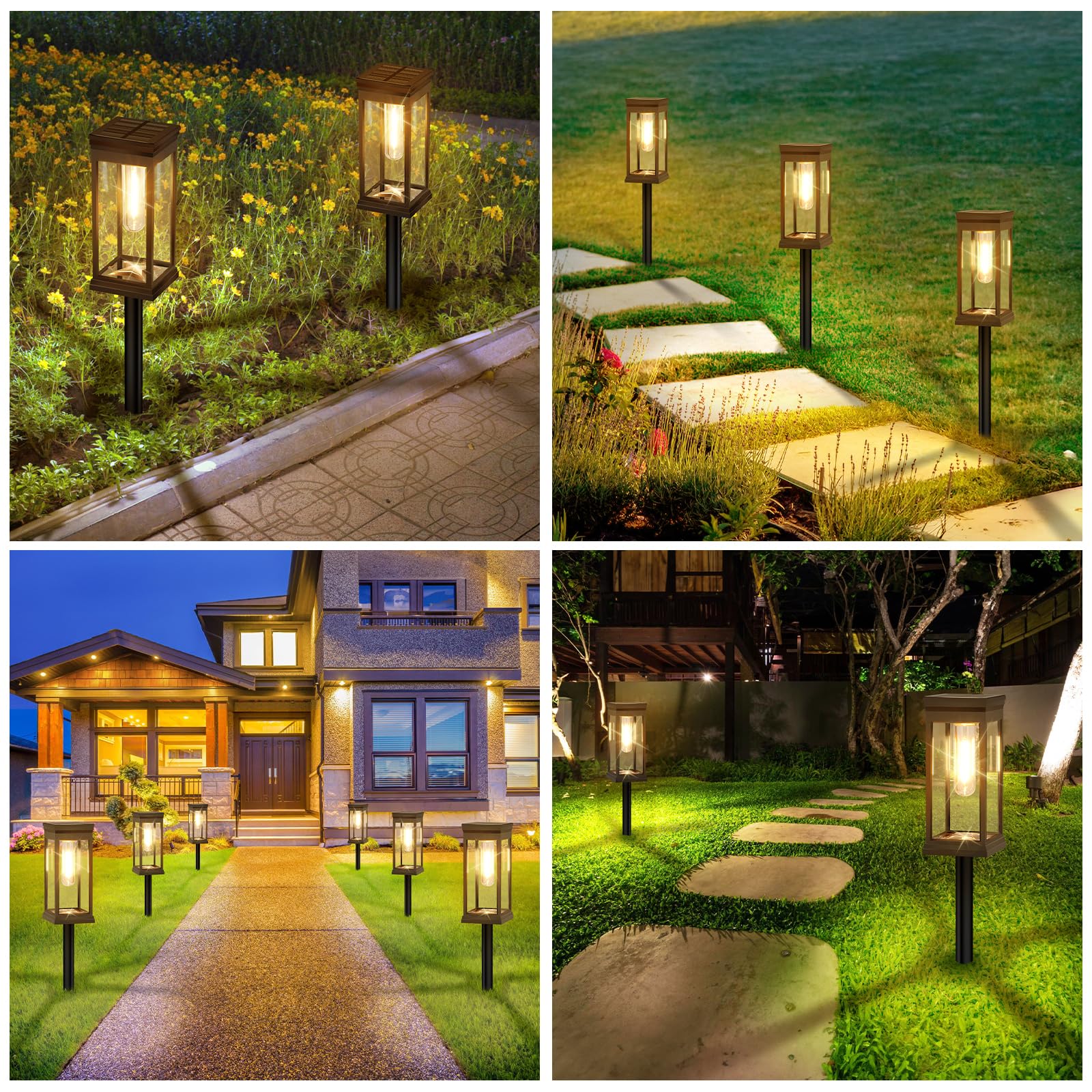 BesLowe IP65-rated lights resist rain and weathering.