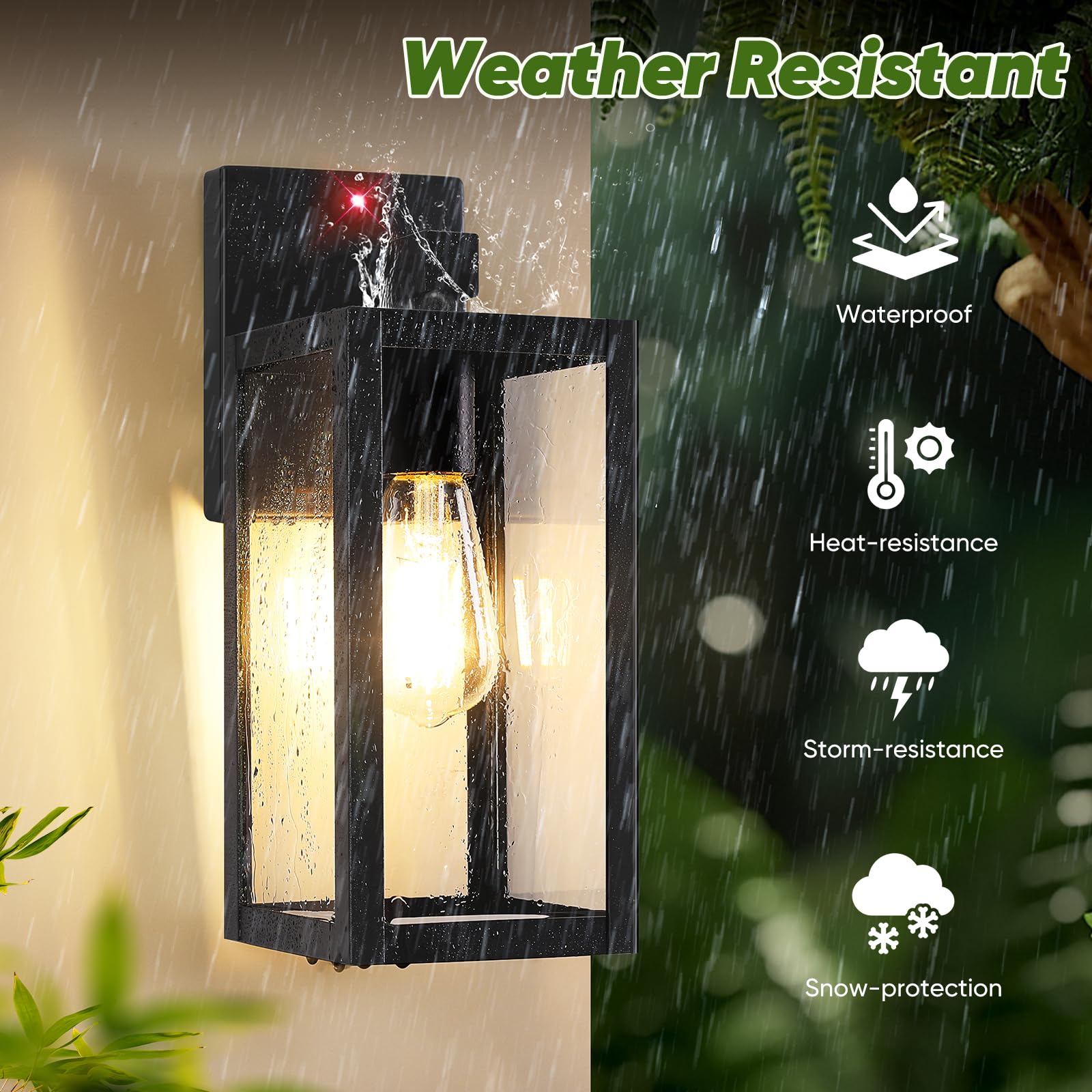 BesLowe modern outdoor wall sconce suits any facade