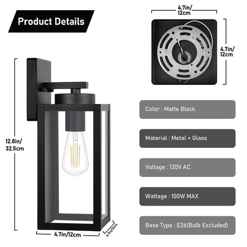 BesLowe open-bottom design allows easy bulb replacement.