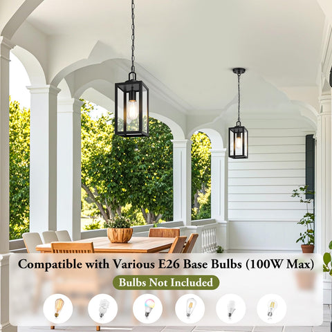 BesLowe pre-assembled outdoor pendant simplifies installation at entryways