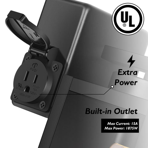 BesLowe outdoor wall lights waterproof with metal frame and glass shade
