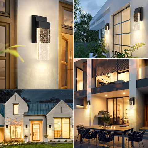 BesLowe patio-walkway wall light guides paths with modern design