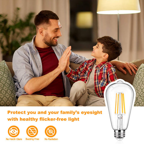 BesLowe ST64 long-life bulb lasting over 25,000 hours for fewer replacements