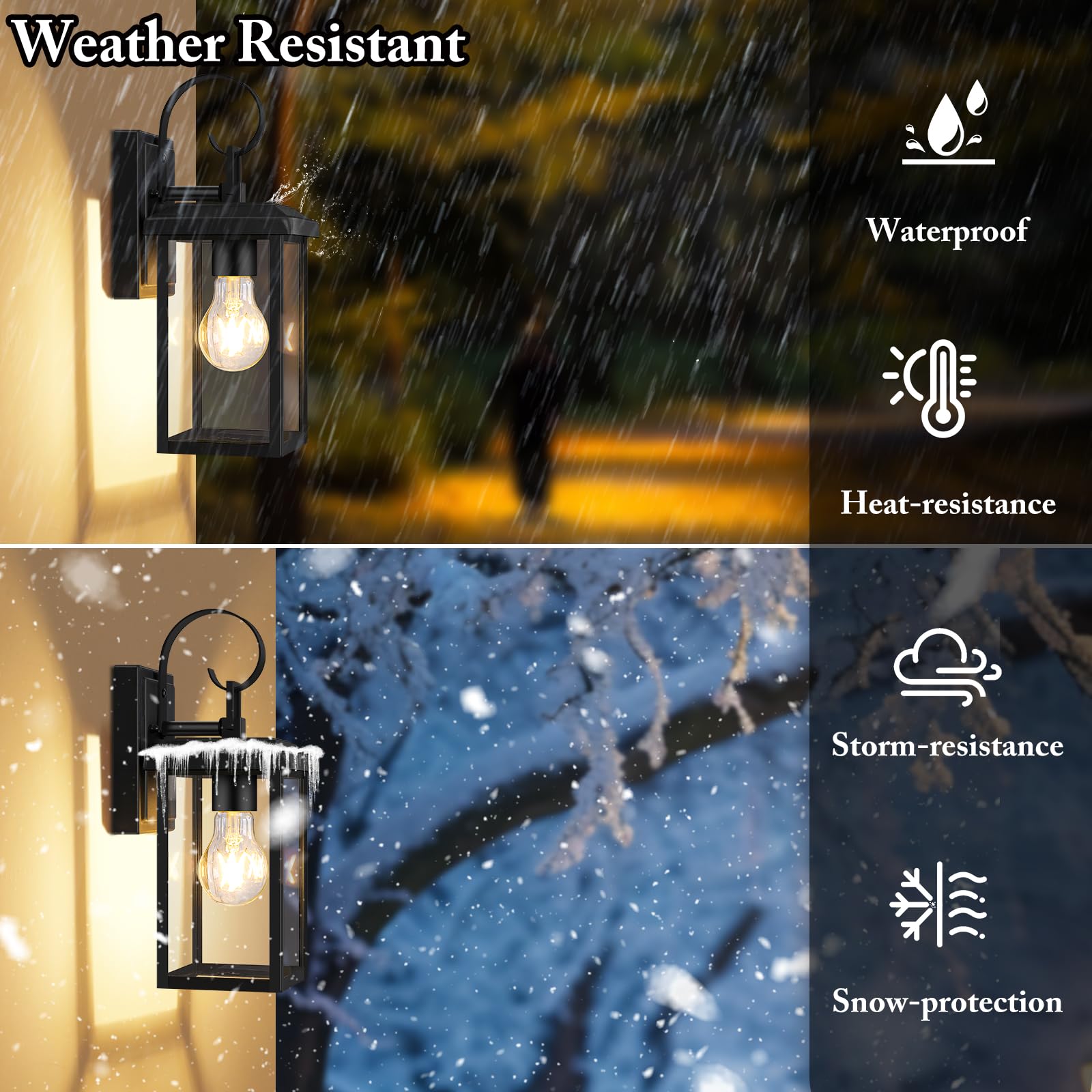 BesLowe wall light ideal for garage area with durable exterior illumination.