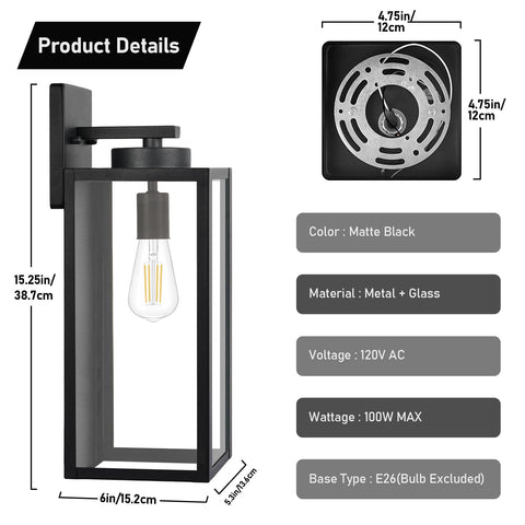 BesLowe two-pack wall lights simplify outdoor lighting upgrades