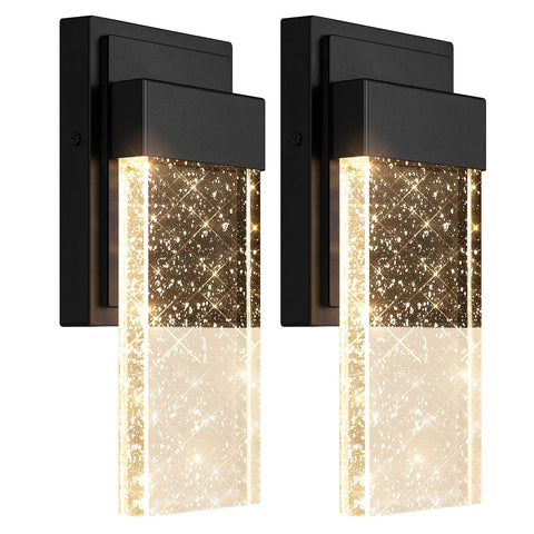 BesLowe crystal bubble glass accents create a celestial glow