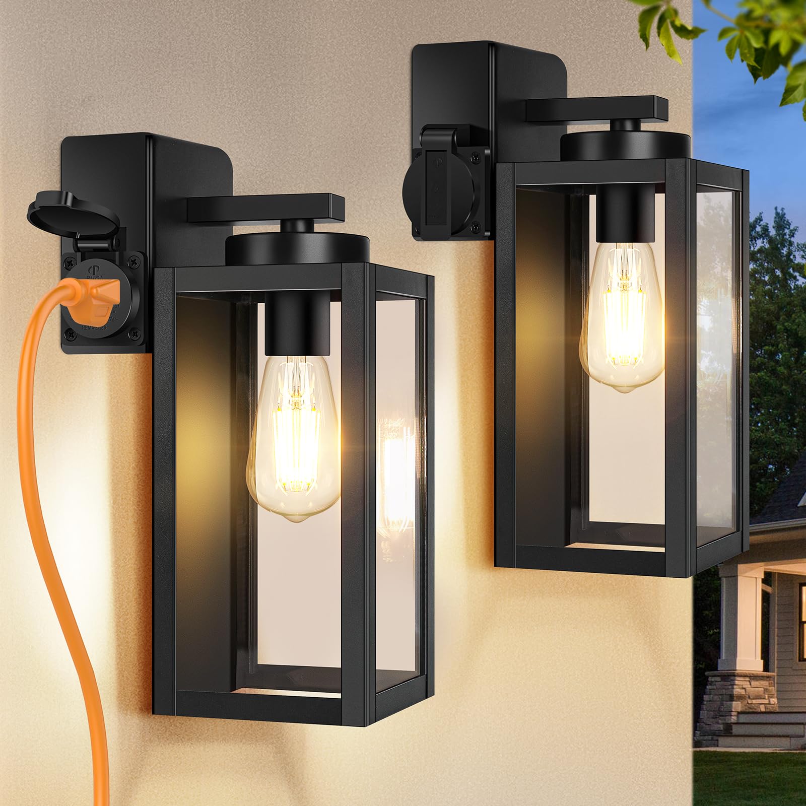 BesLowe porch lighting suitable for front door, patio, and backyard
