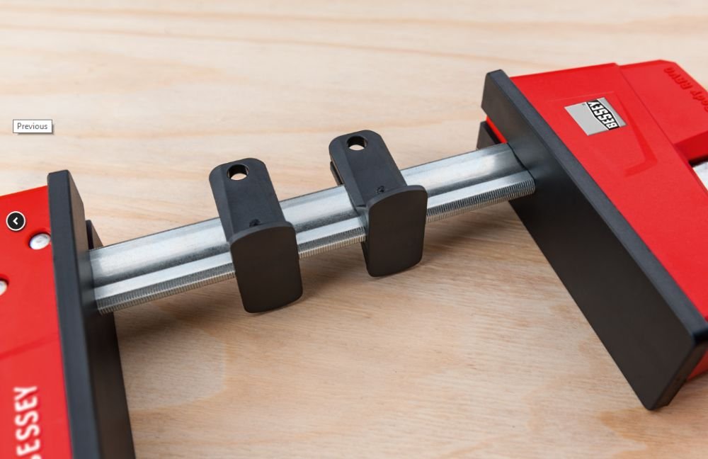 BESSEY K Body REVO rail protection keeps workpieces from touching the rail