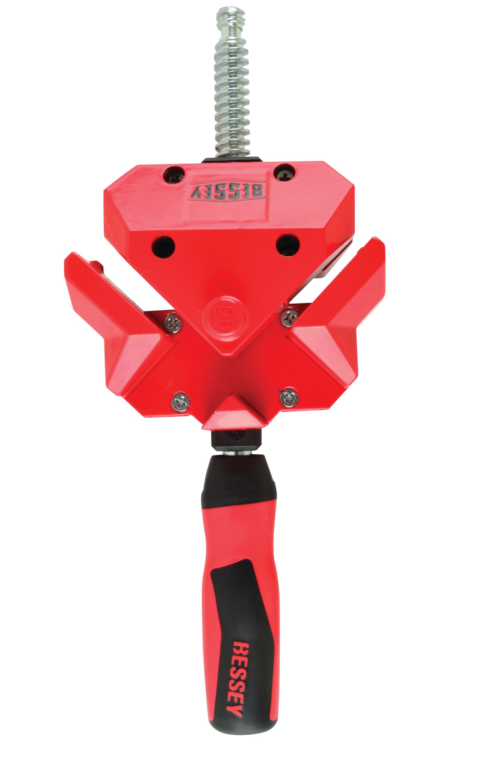 BESSEY WS-3+2K-CB angle clamp with pivoting jaw for precise 90-degree joints.