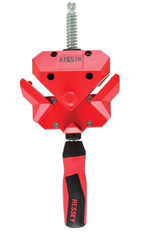 BESSEY WS-3+2K-CB angle clamp with pivoting jaw for precise 90-degree joints.