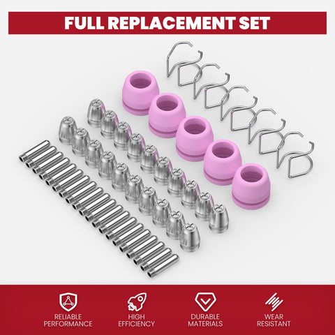 Bestarc AG60P shield cup set—5 pieces for durable protection