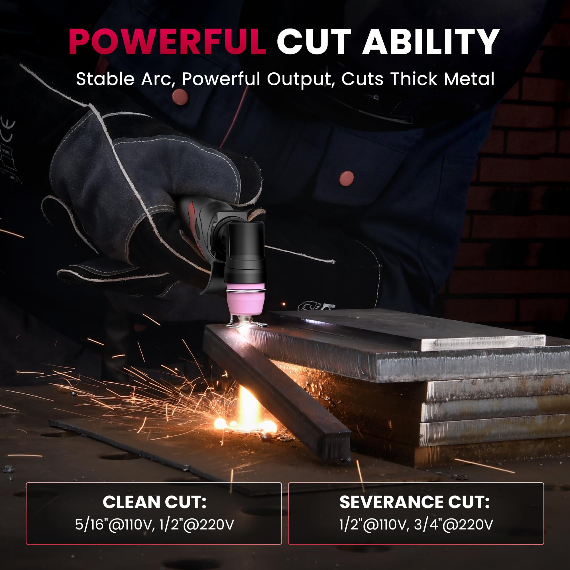 Bestarc plasma cutter PA function control highlighted on display