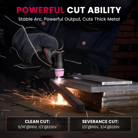 Bestarc plasma cutter PA function control highlighted on display