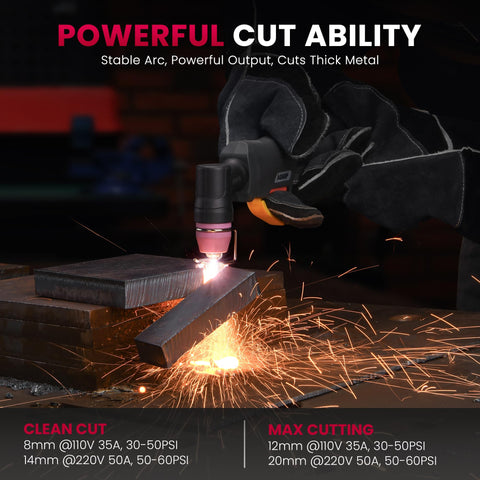 BestArc post-flow cooling helps extend consumable life during long jobs.