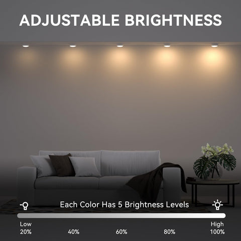 BESTDLCLITE under-cabinet lighting showcases easy installation with 3M adhesive.