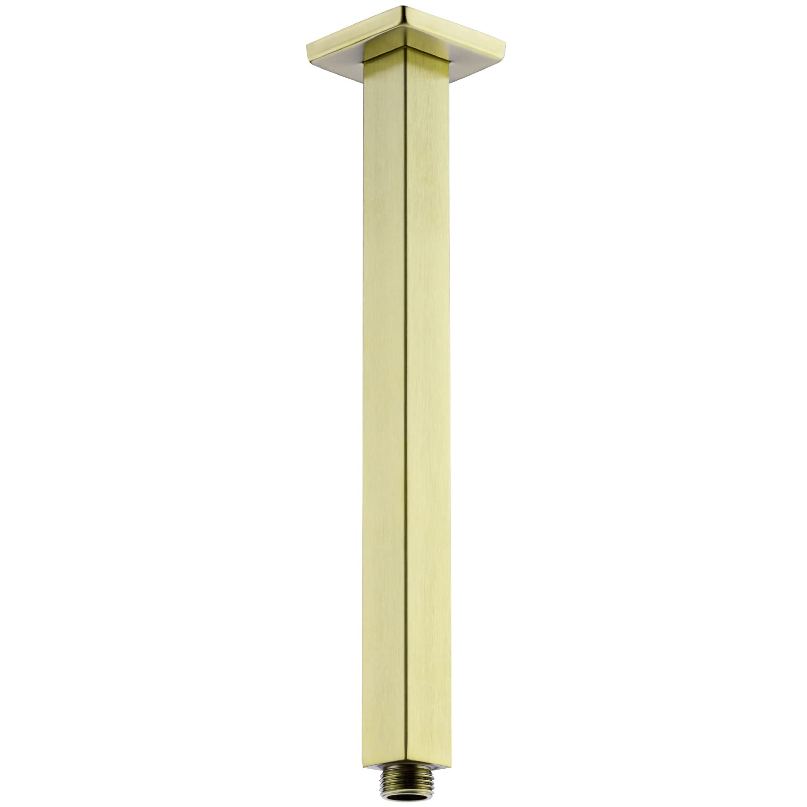 BESTILL 12inch brushed gold ceiling arm in rainfall setup