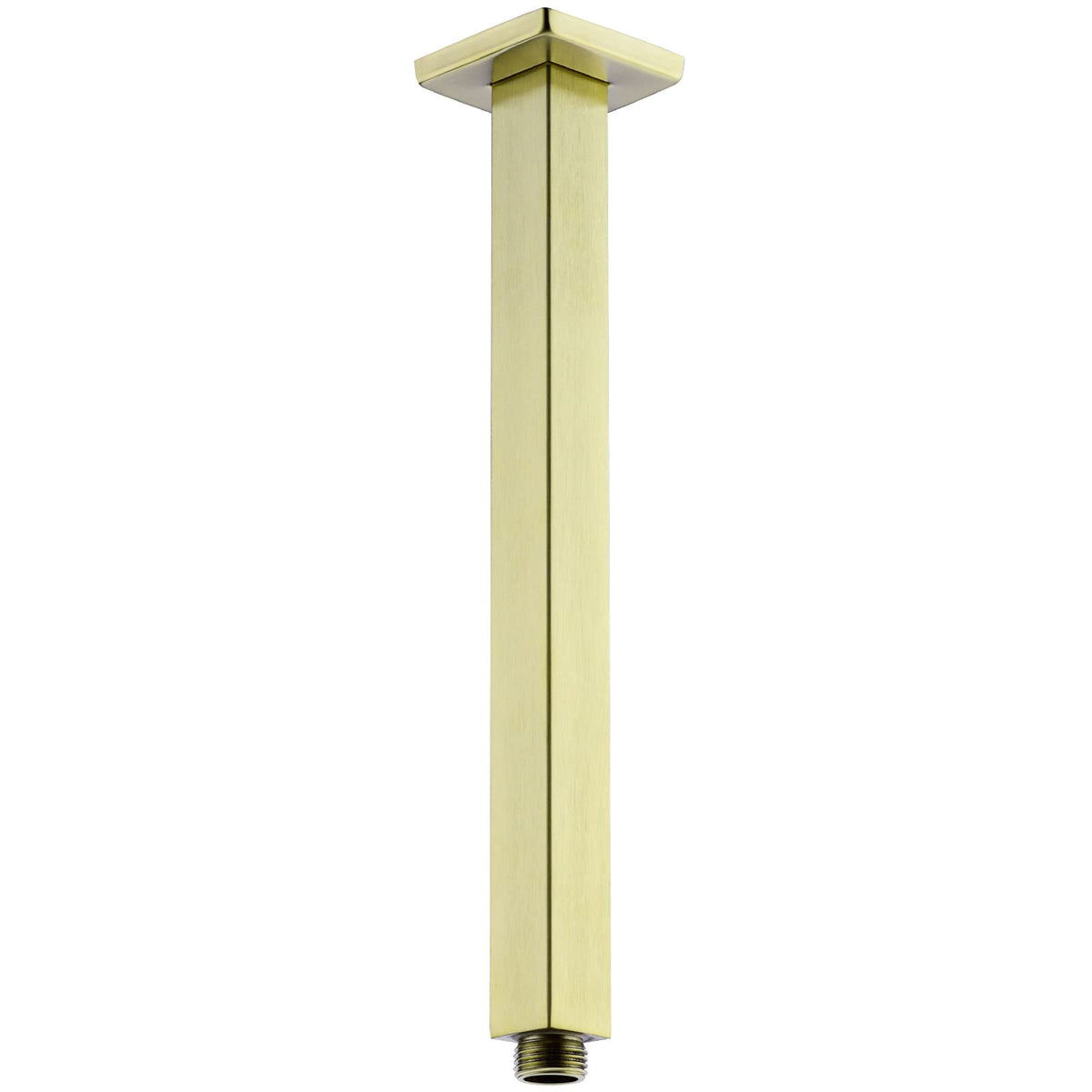 BESTILL 12inch brushed gold ceiling arm in rainfall setup