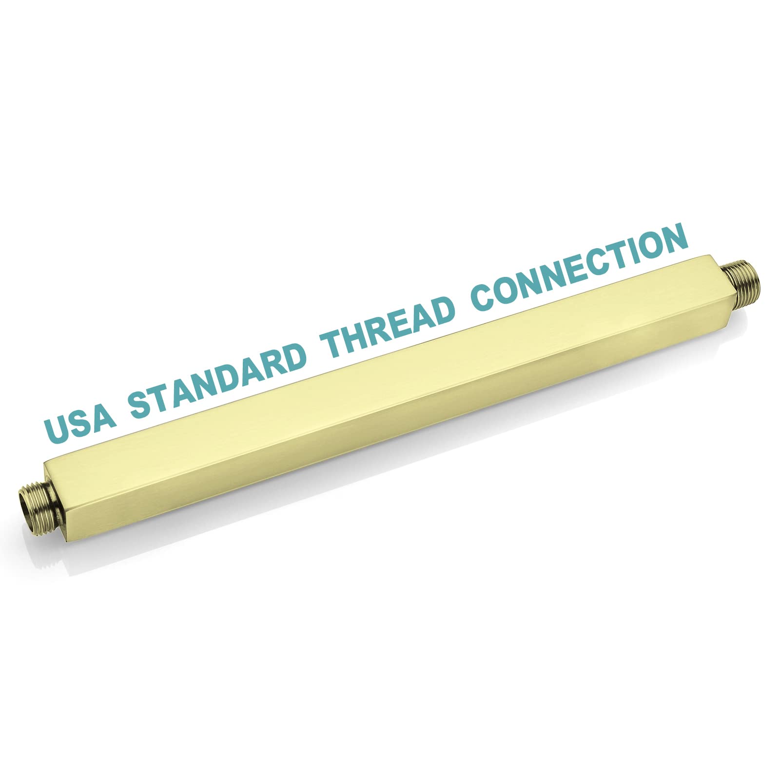 BESTILL ceiling mount brushed gold arm complements fixtures