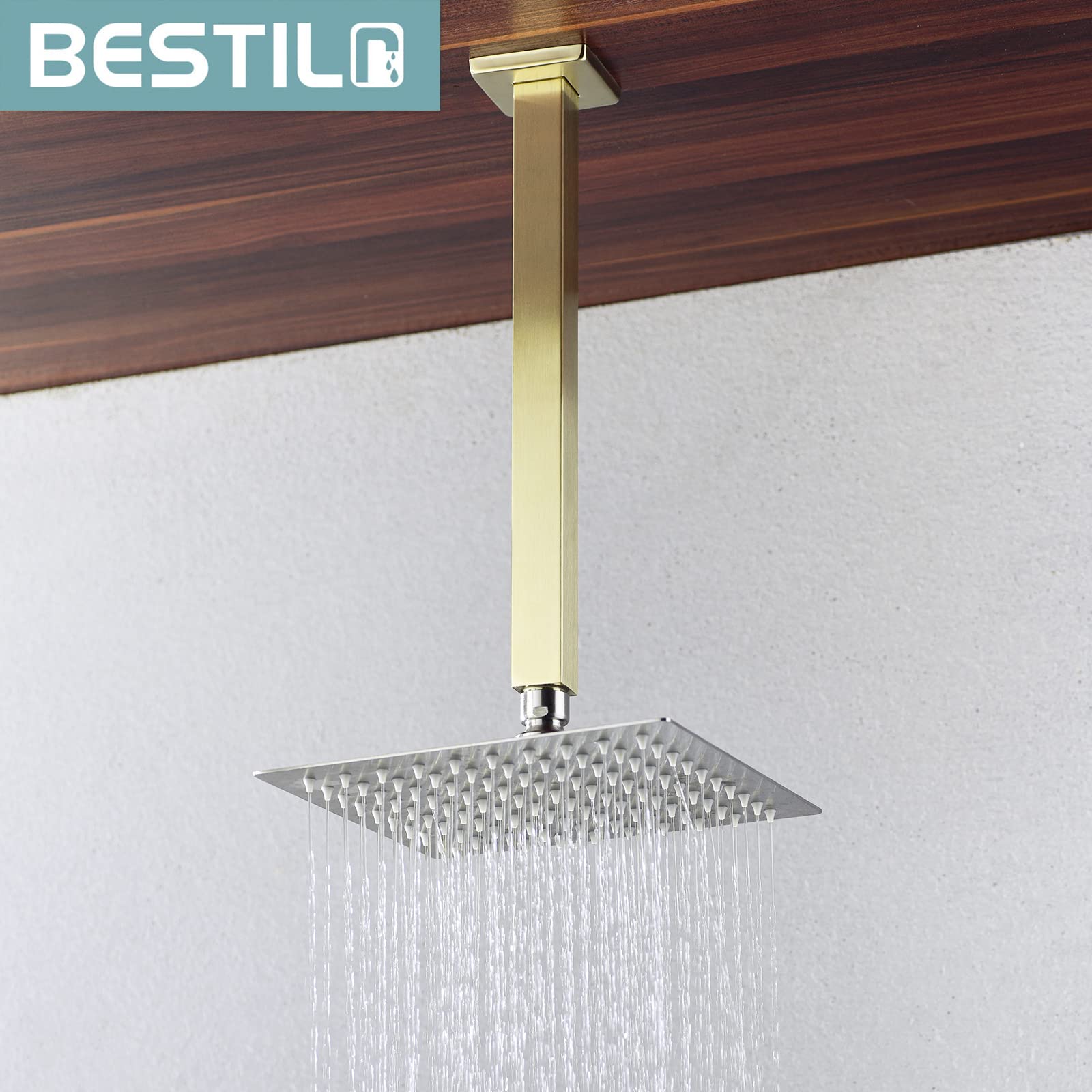 BESTILL 304 stainless steel shower arm shows durability