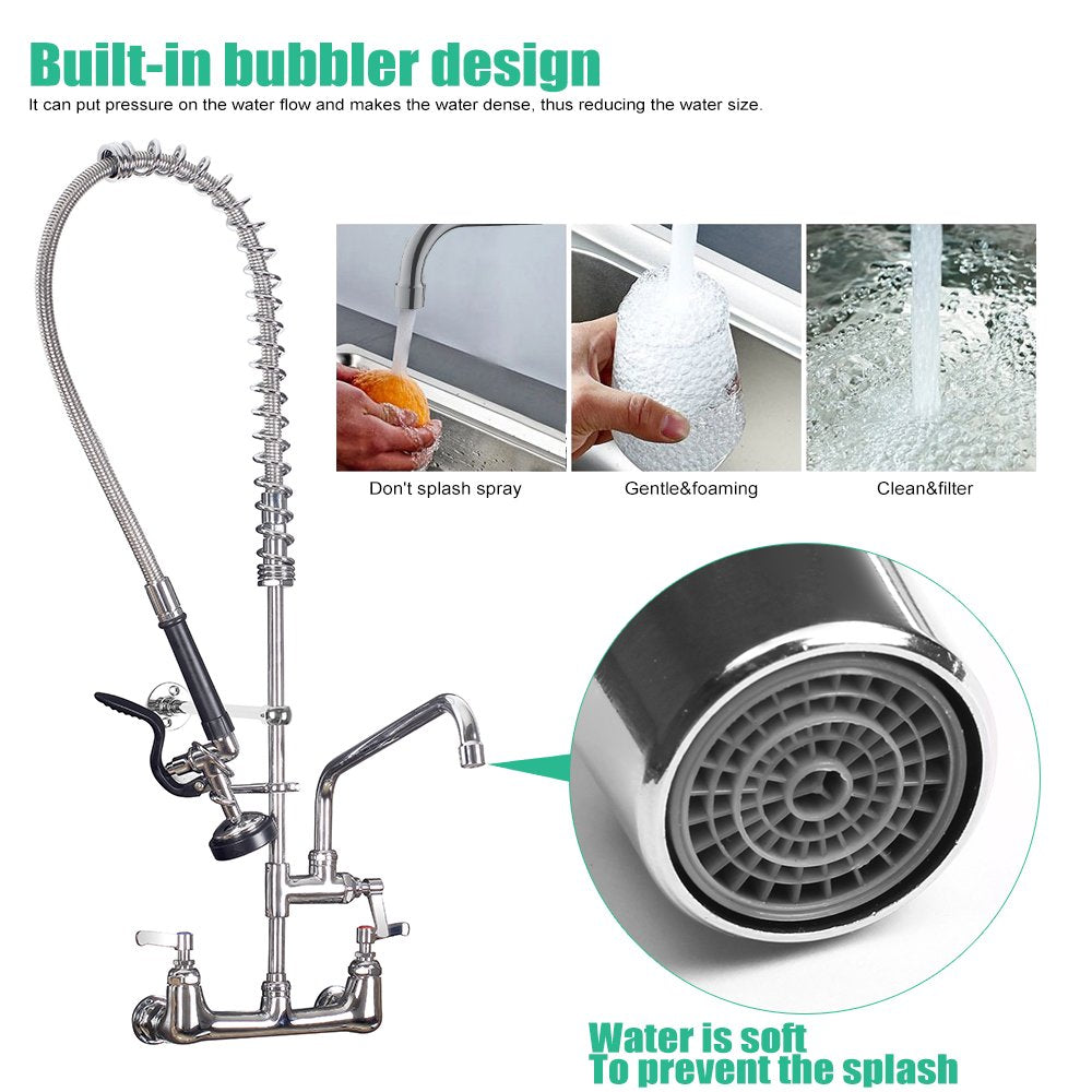 BESTJEEF adjustable inlets fit standard wall-mount sinks for versatile installation