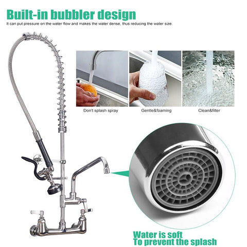 BESTJEEF adjustable inlets fit standard wall-mount sinks for versatile installation