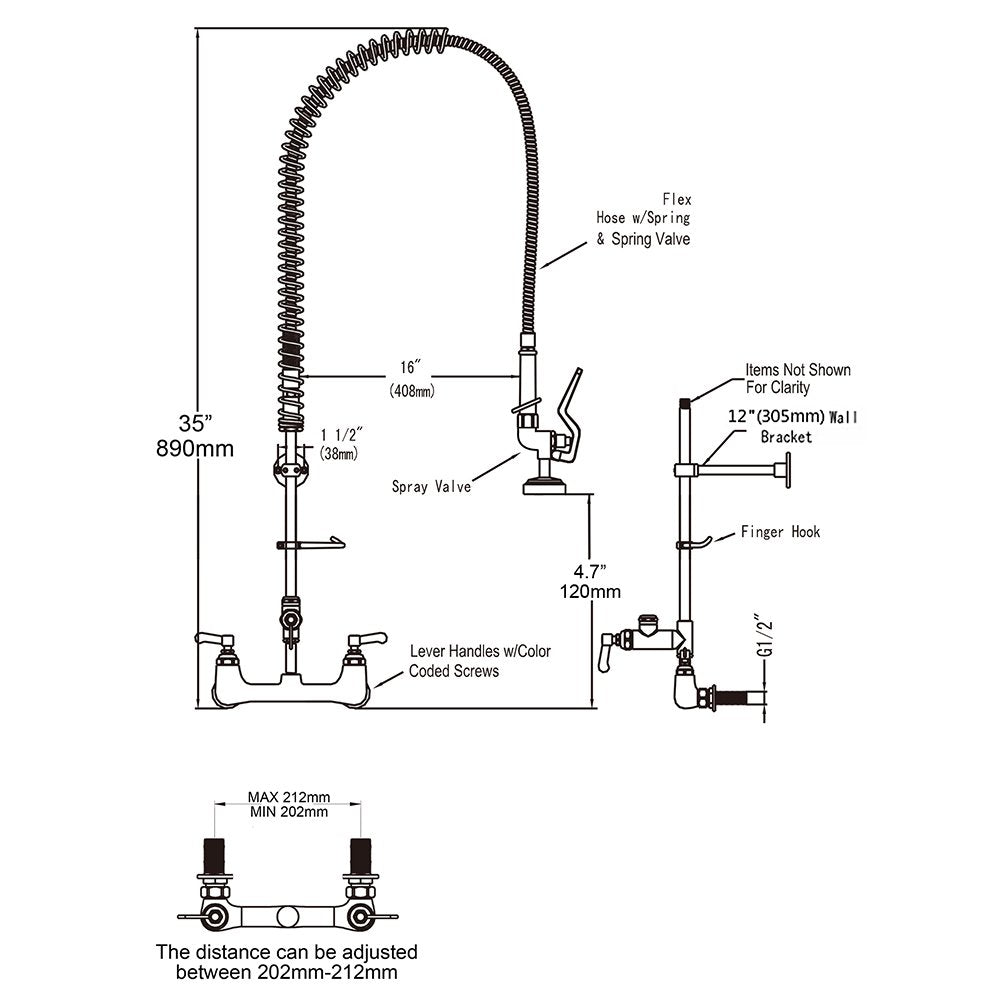 BESTJEEF built-in check valve helps prevent backflow and preserve water purity